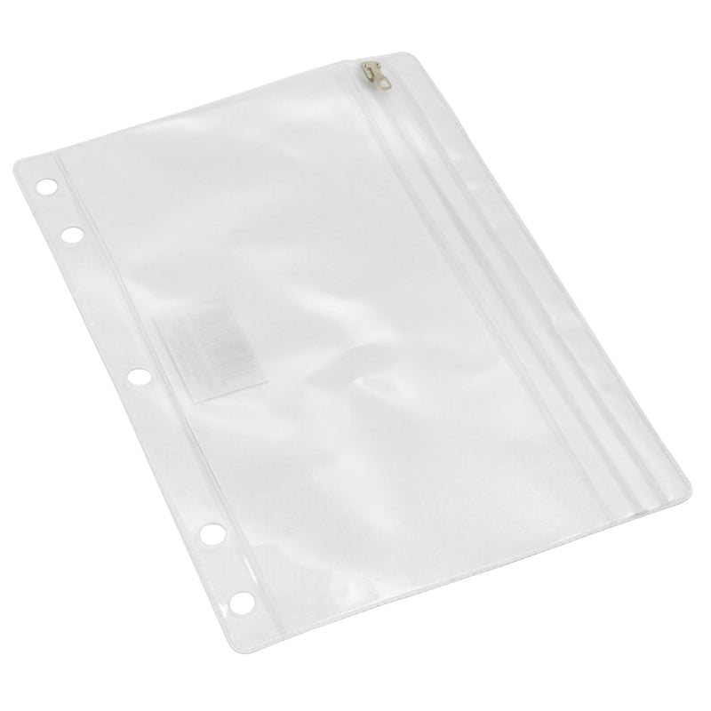Pencil Pouch W- Ziplock Closure Clear