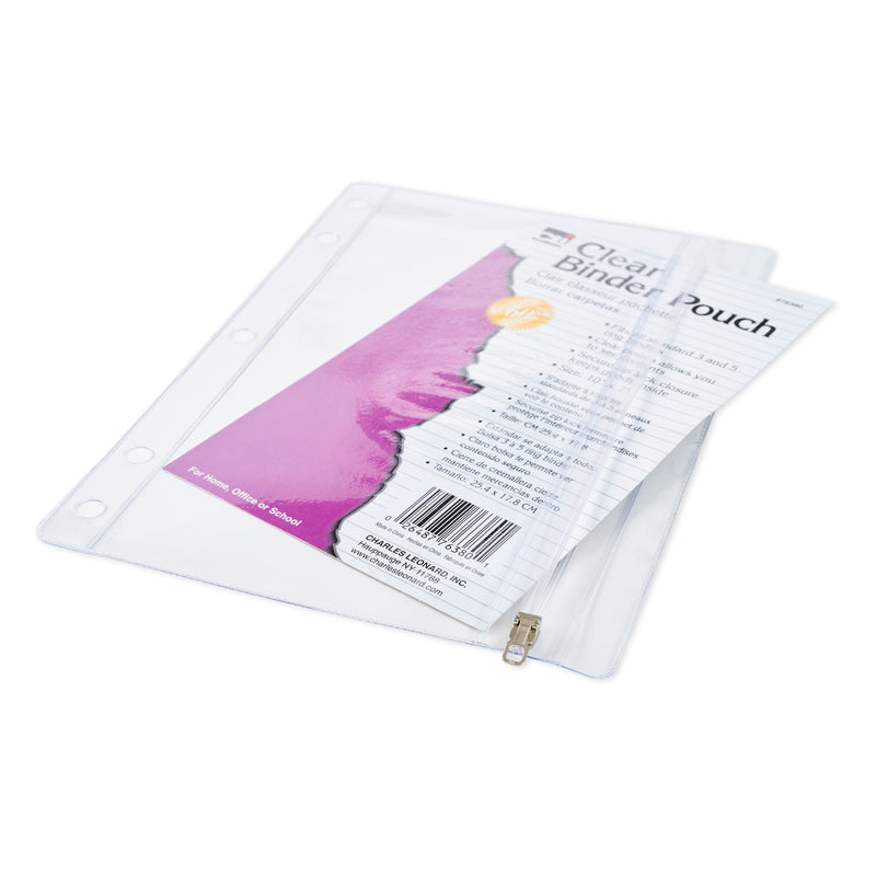 Clear Vinyl Pencil Pouch Ziplock Closure
