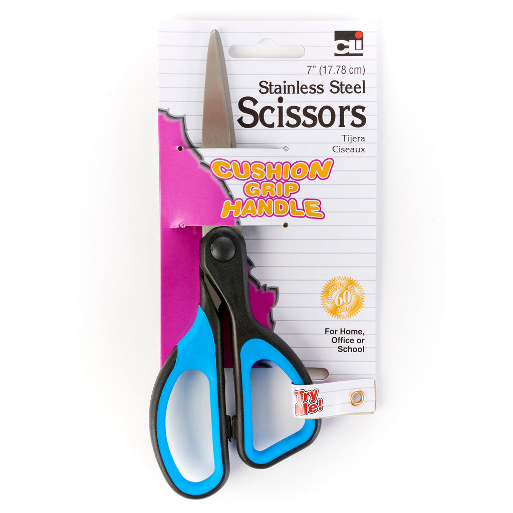 (12 Ea) Cushion Grip Scissor 7in Straight