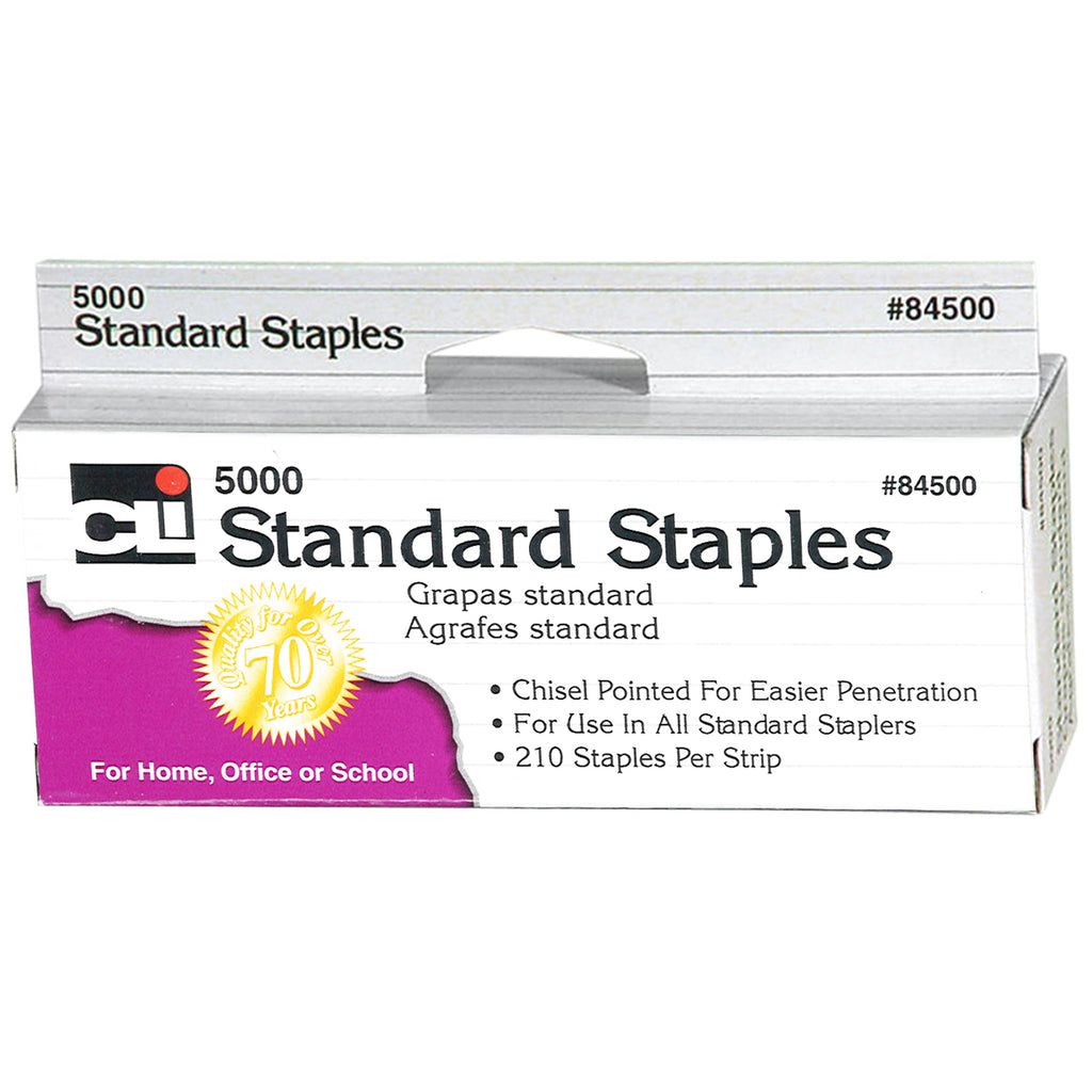 (20 Bx) Chisel Point Std Staples 5000 Per Box