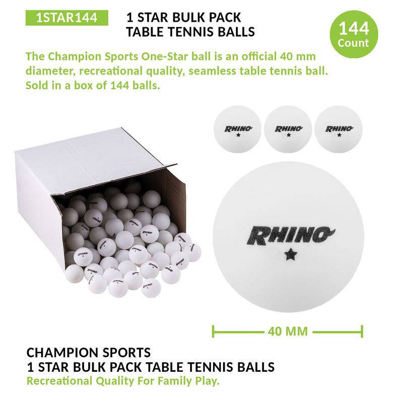Table Tennis-ping Pong Balls 144 Bx