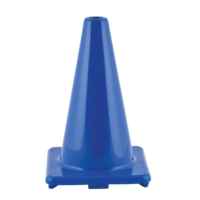 Flexible Vinyl Cone 12in Blue Weighted