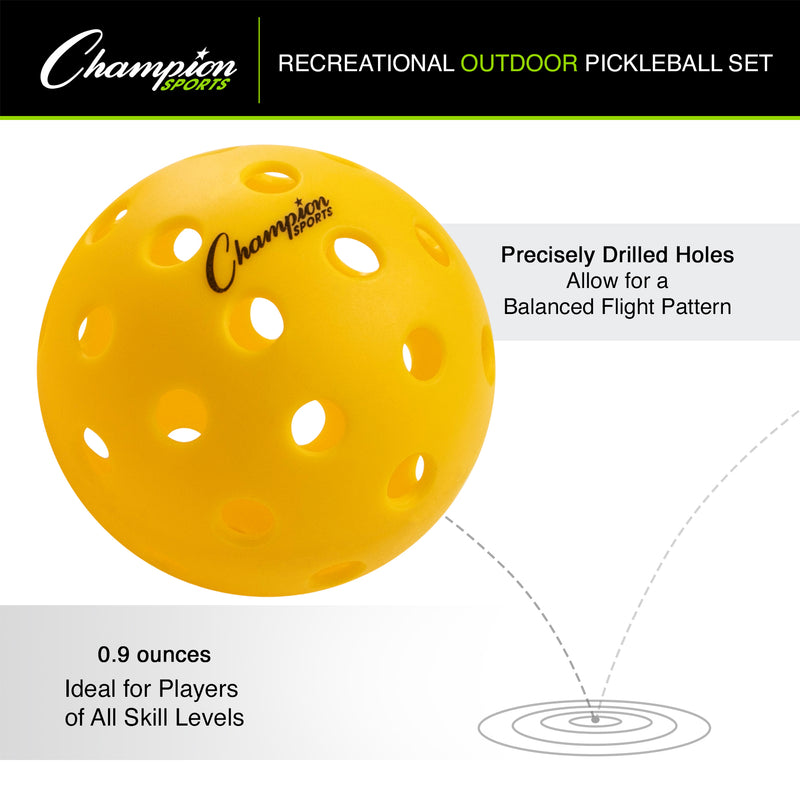 Recreational Outdoor Pickleball Set