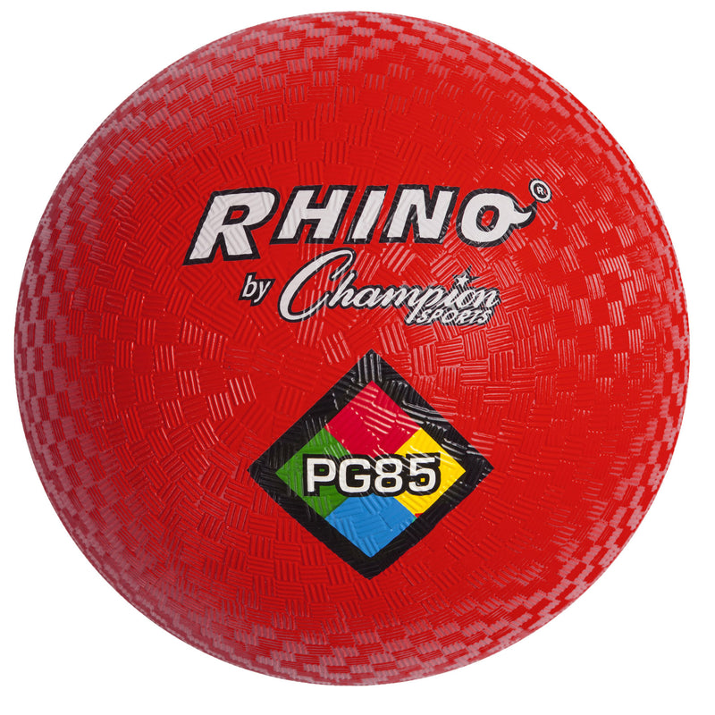 (3 Ea) Playground Ball 8 1-2in Red