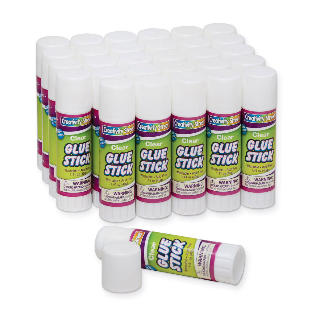 Glue Sticks 30 Clear 1.41 Oz