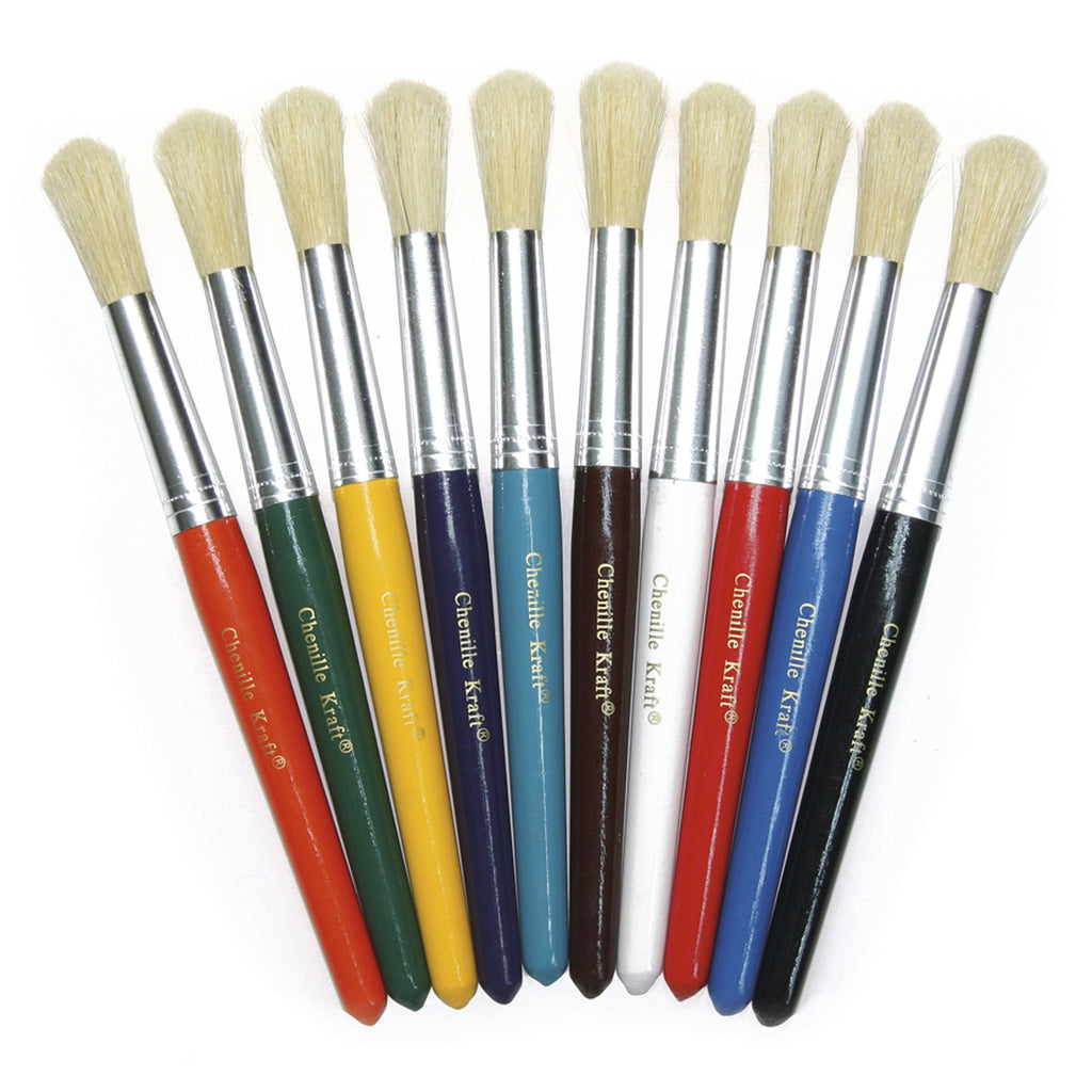 (3 St) Colossal Brushes Asst Clrs 10 Per Pk