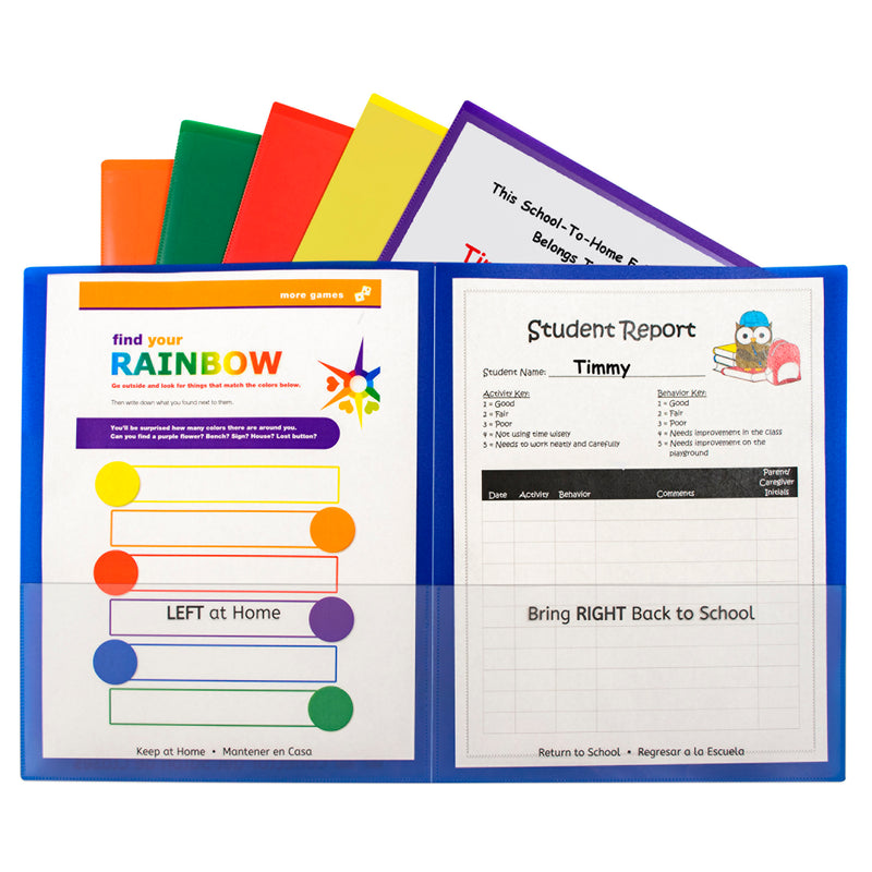 C-line Org 25ct Classroom Connector School To Home Folders