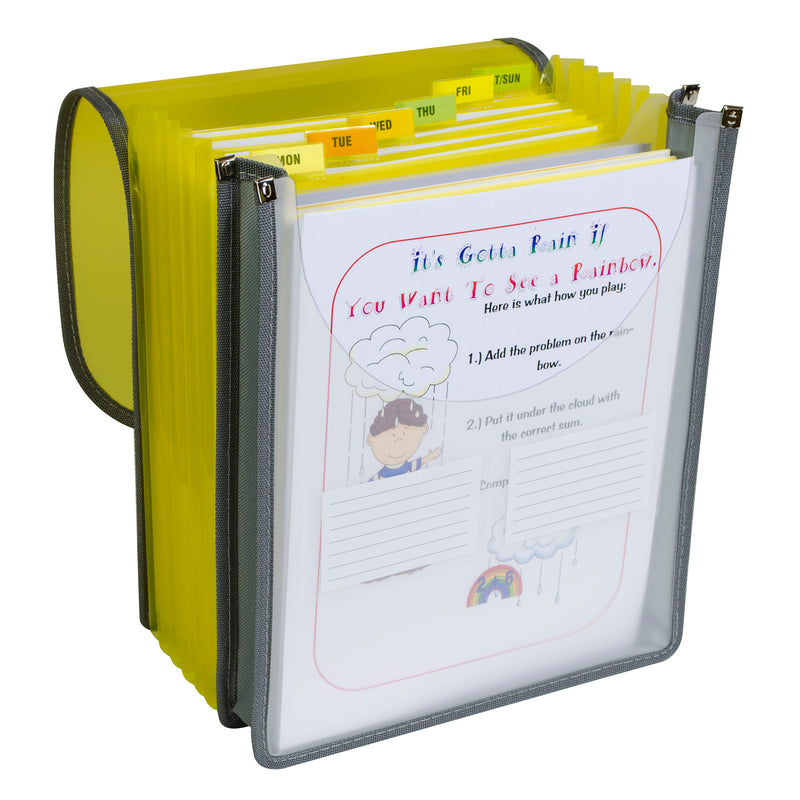 (2 Ea) 7 Pocket Vertical Backpack File