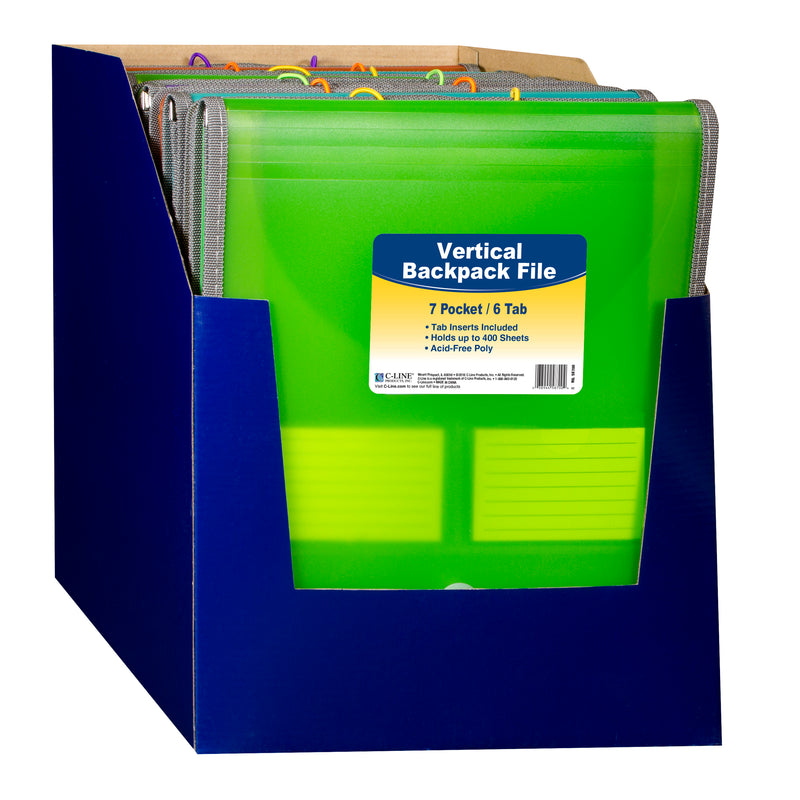 7 Pocket Vertical Backpack File