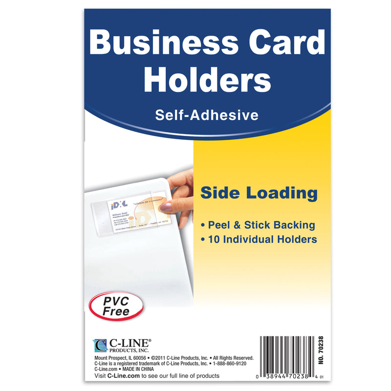 (5 Pk) Business Card Holder Side Load