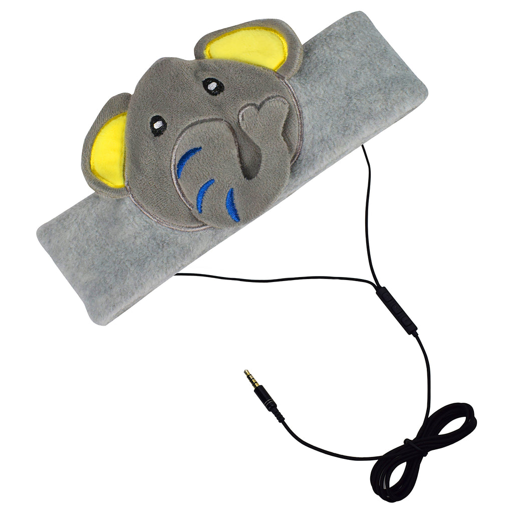 Elephant Fleece Headband Headphones