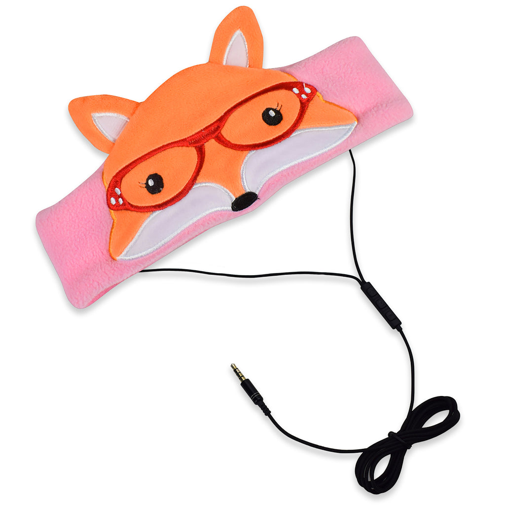Fox Fleece Headband Headphones