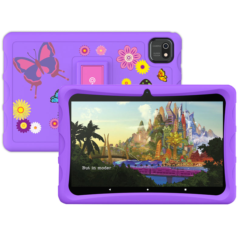 K103B 10-Inch Kids 64GB HD Tablet, Purple