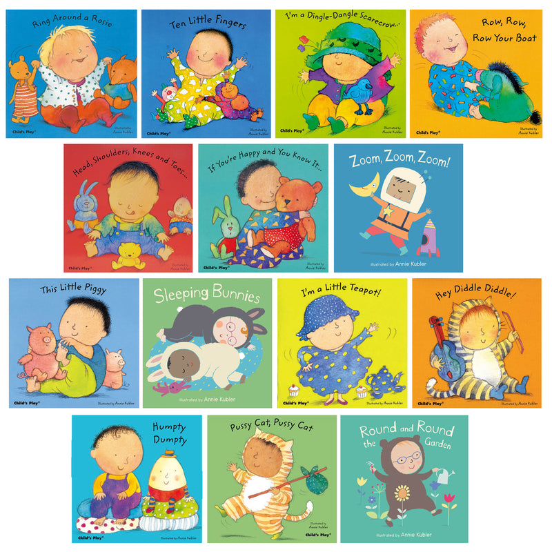 Songs And Rhymes Collection Set 2 - 14 Baby Board Books