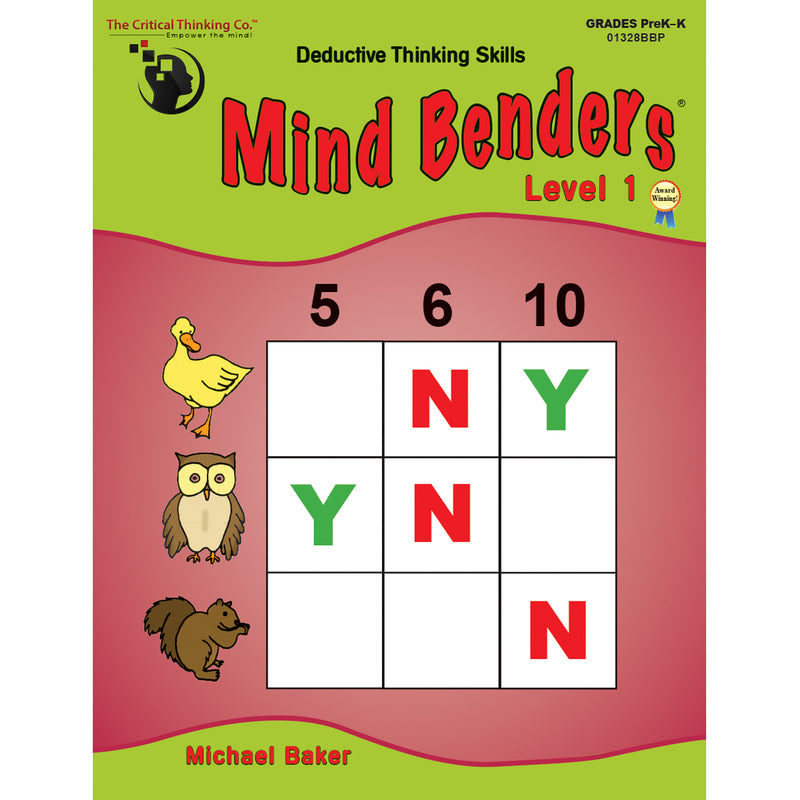 Mind Benders Level 1 Gr Pk-k