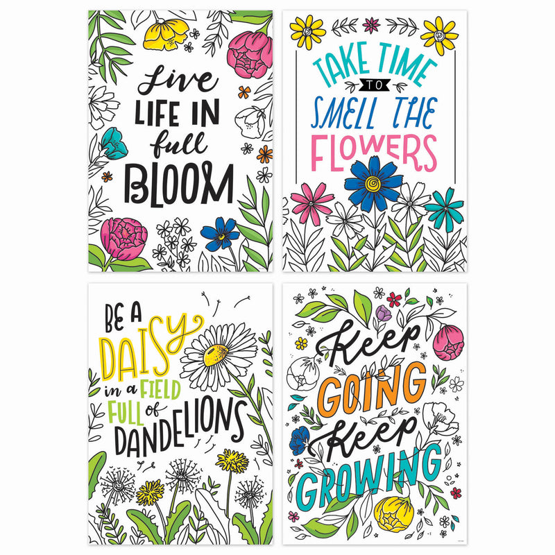 Bright Blooms Inspire U™ 4-Poster Pack