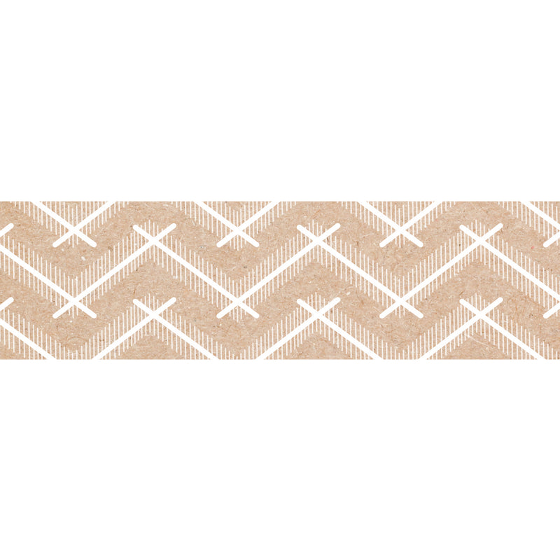 Krafty Pop Kraft Chevron EZ Border, 48 Feet