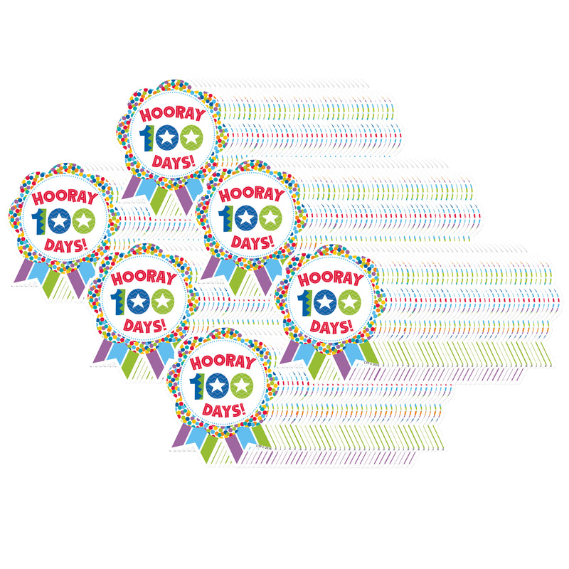 (6 Pk) Hooray 100 Days Ribbon Reward