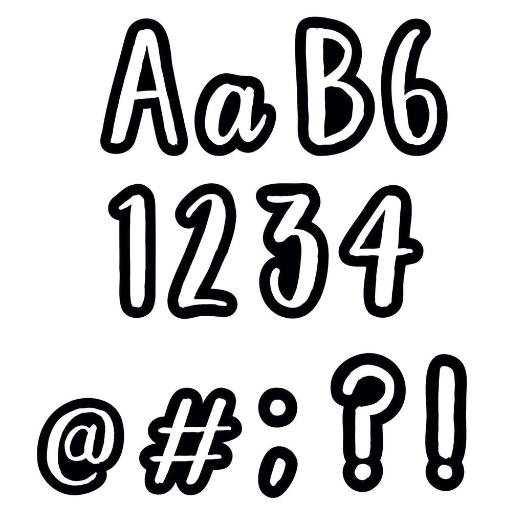 4in Bold Bright Class Cafe Letters Designer