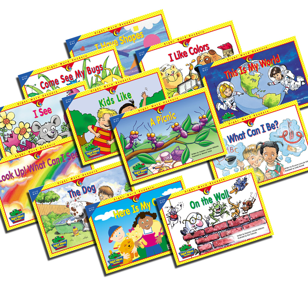 Sight Word Readers K-1 12 Books Variety Pk 1each 3160-3171