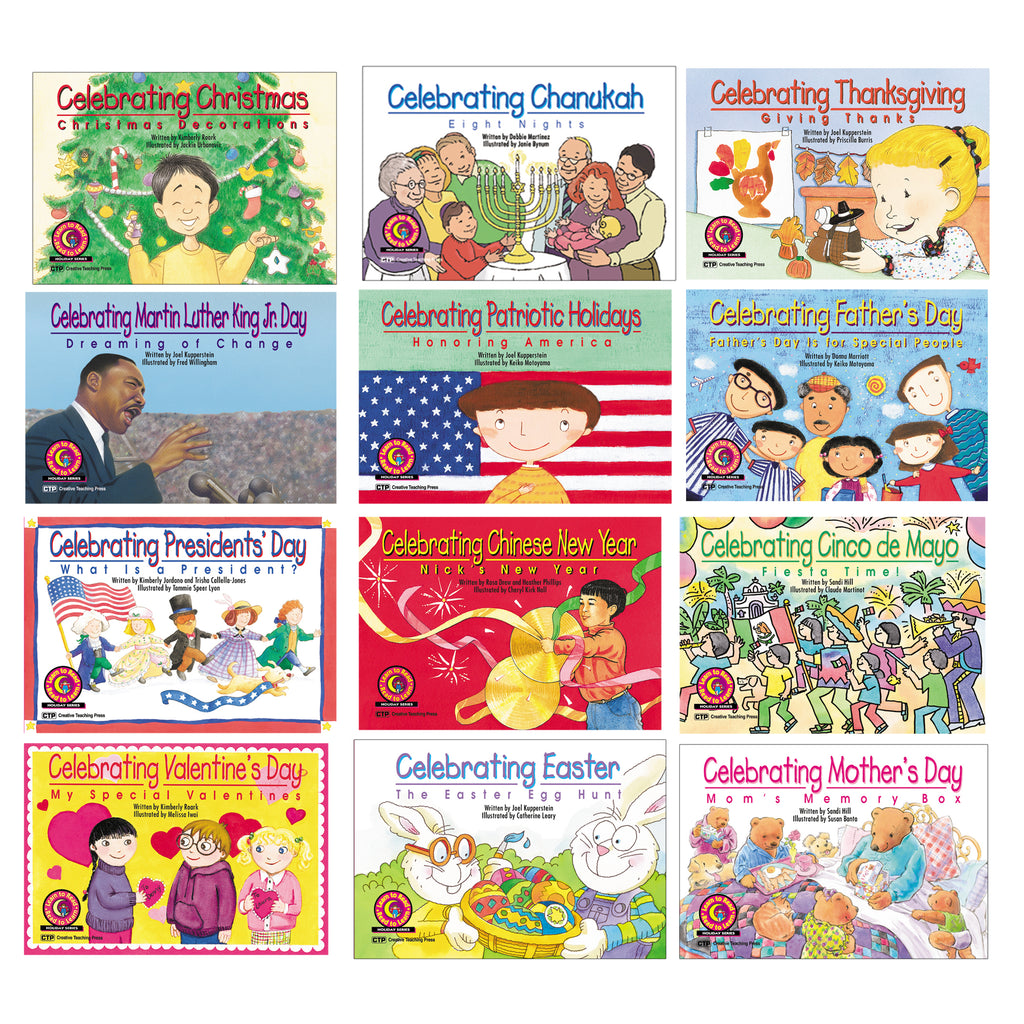 Holiday Series Variety Pk 12-set Of Books 1 Ea 4522-4533