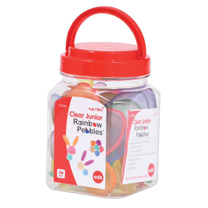 Junior Rainbow Pebbles Clear