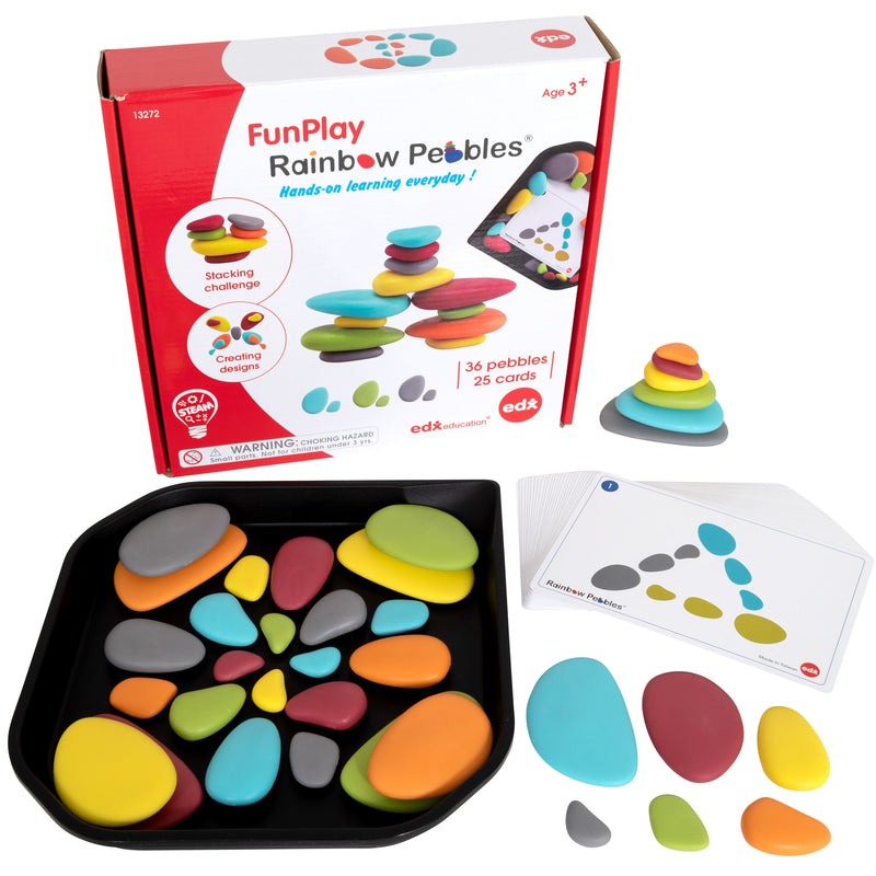 Funplay Rainbow Pebbls Homeschl Kit For Kids