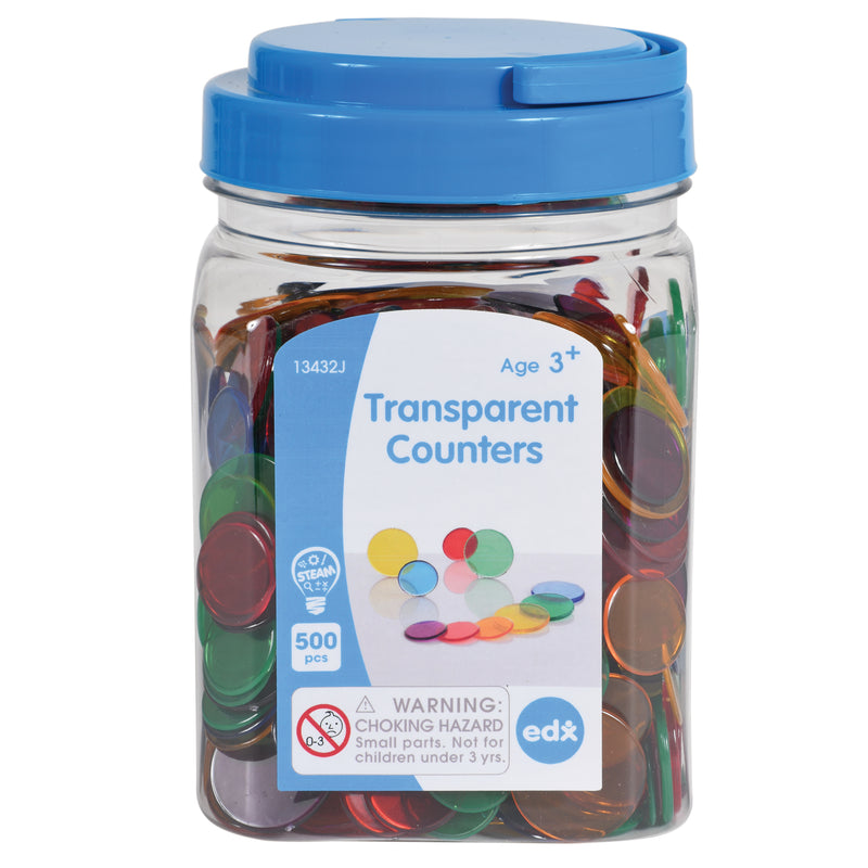 Transparent Counters Mini Jar