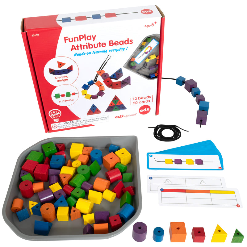 Funplay Attribute Beads Homeschool Kit For Kids