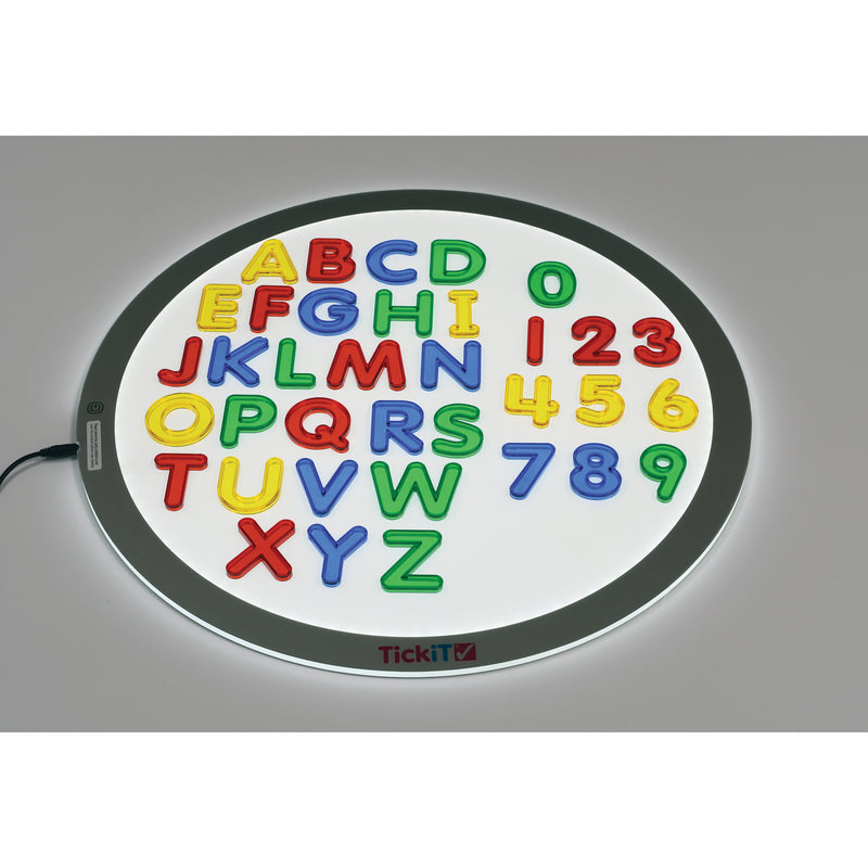 Letters & Number Set Mini Jar Transparent