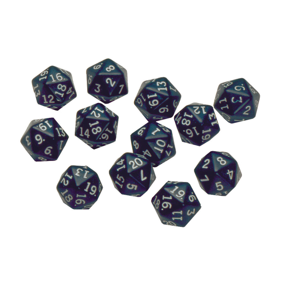 (3 Pk) 20 Sided Polyhedra Dice Set Of 12