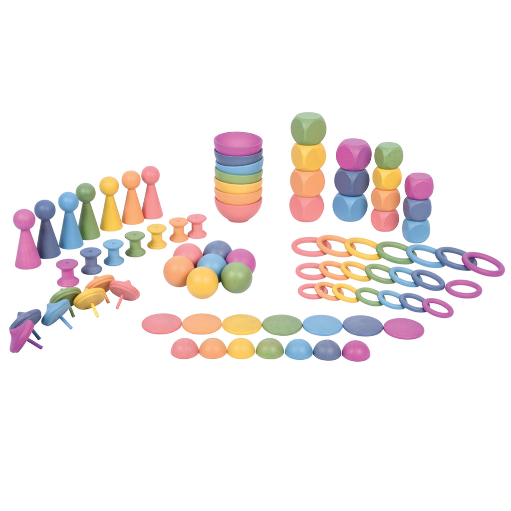 Rainbow Wooden Super Set