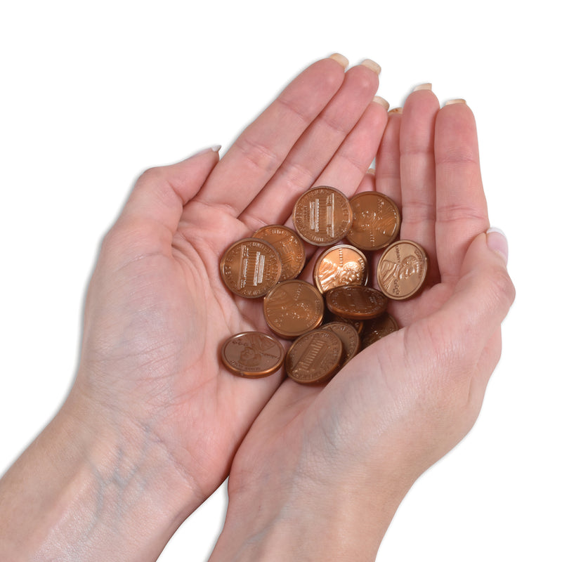 Plastic Coins 100 Pennies