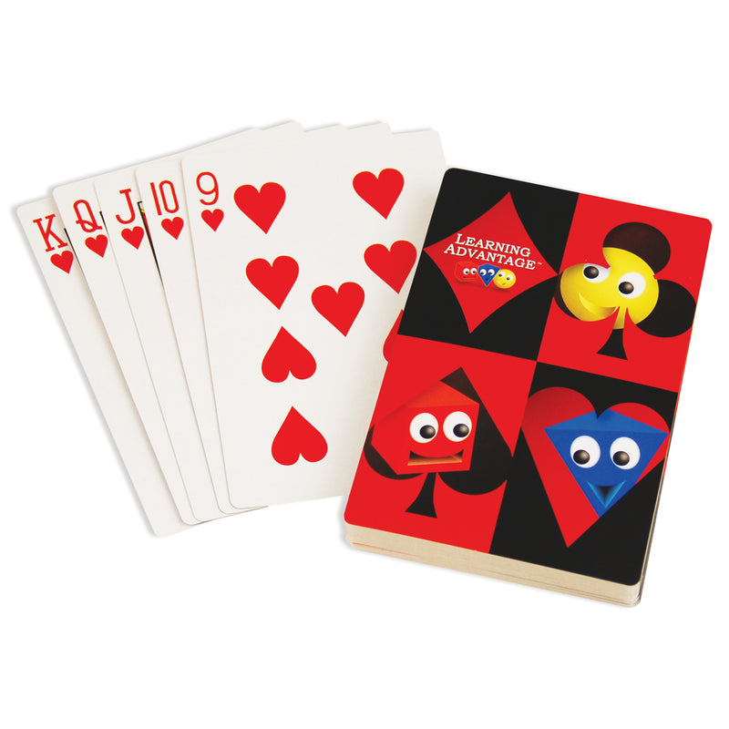 (2 Ea) Giant Playing Cards 4.25 X 7.75in