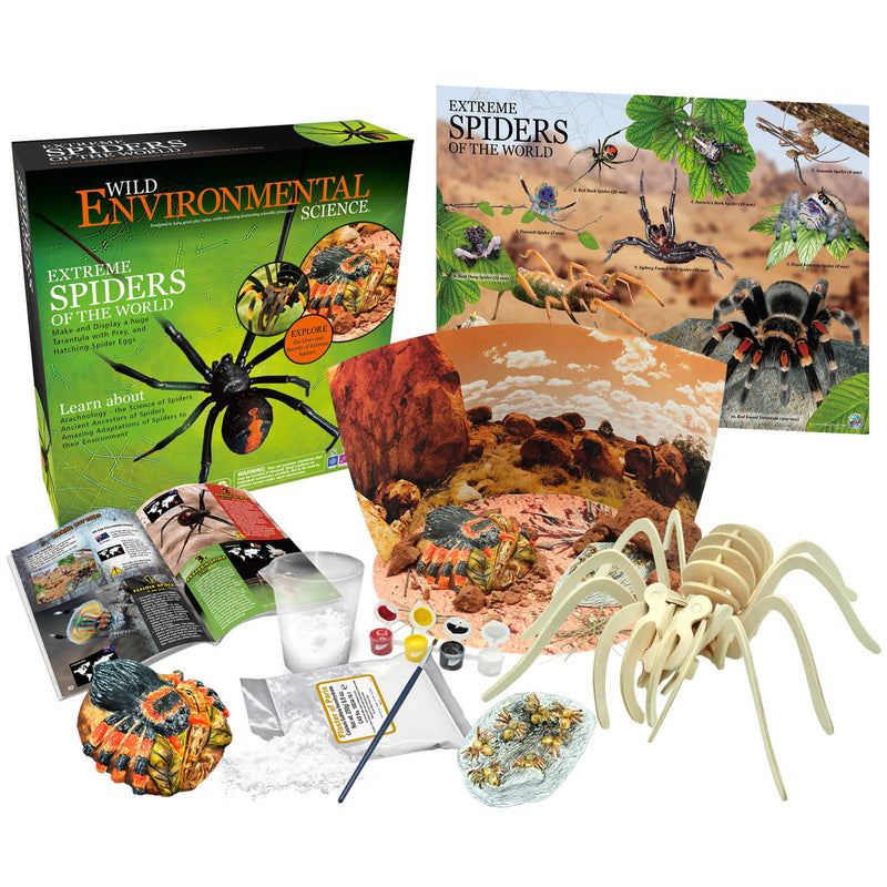 Extreme Science Kit Spiders Of The World Wild Science