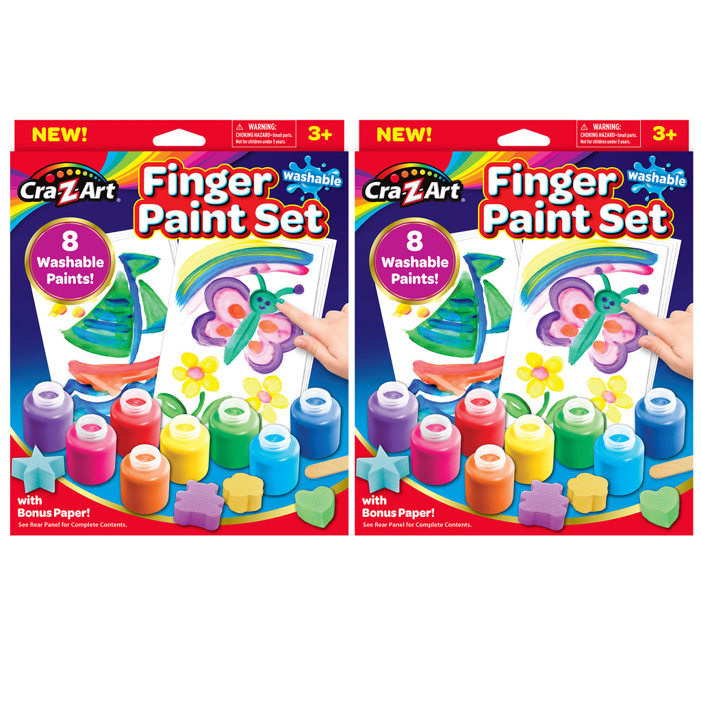 (2 Pk) Finger Paints
