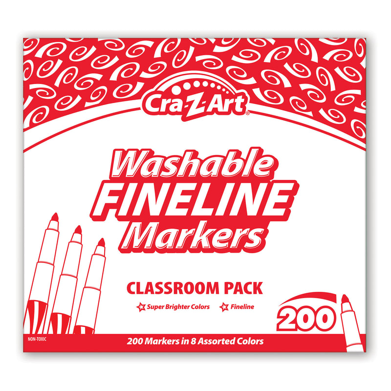 Washable Markers Class Pk 10 Color Fine 200ct
