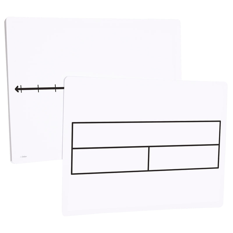 10ct Dry Erase Mats Part-part-whole Number Line