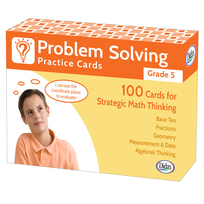 Problem Solving Practice Cards Gr 5