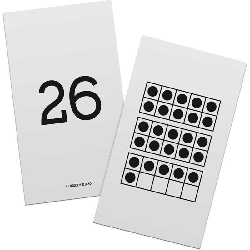 Ten Frame 1-50 Cards
