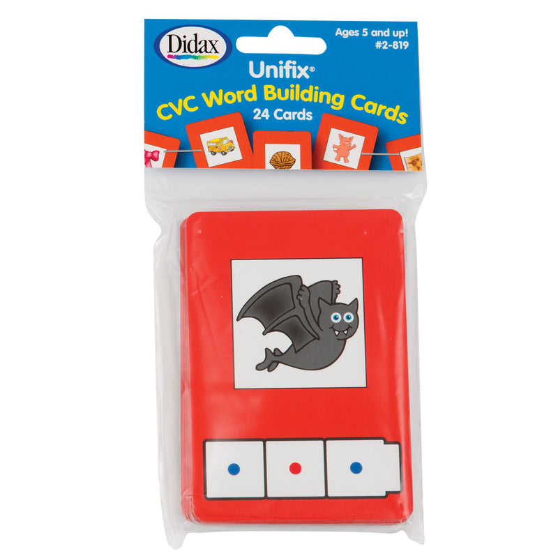 Cvc Word Building Cards 24 Cards