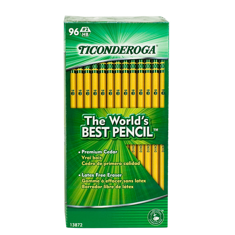 Original Ticonderoga Pencils 96bx Unsharpened