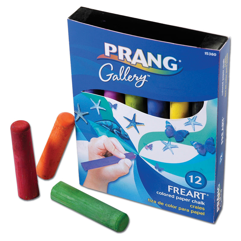 Prang Freart Artist Chalk 12 Color Box