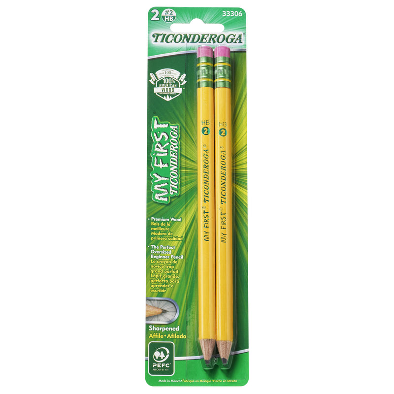 (12 Pk) Ticonderoga 1st Pencil 2pk Sharpened