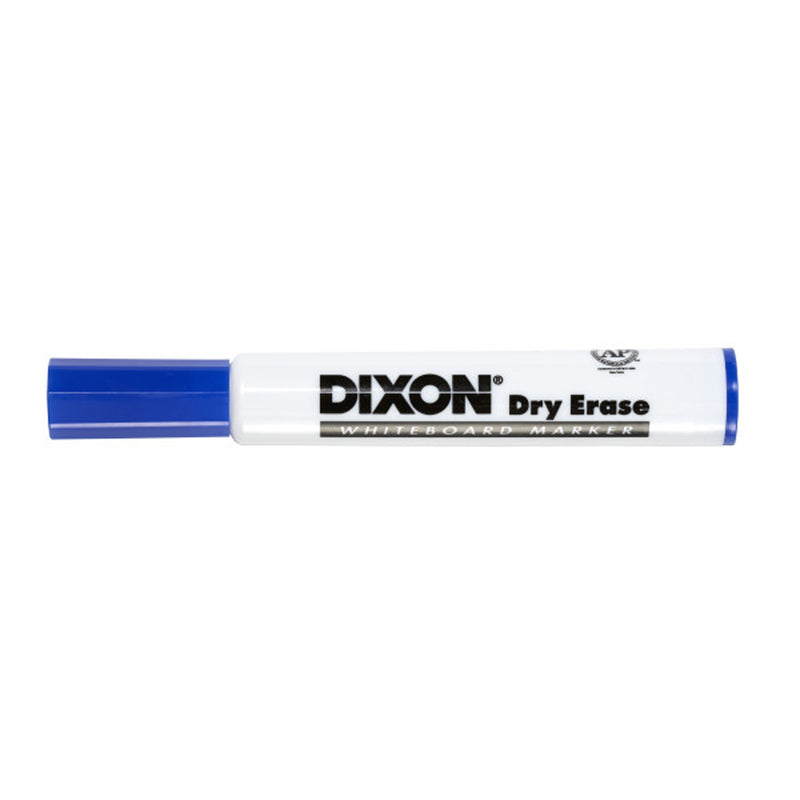 Dry Erase Mrkrs Wedge Tip Blue 12pk