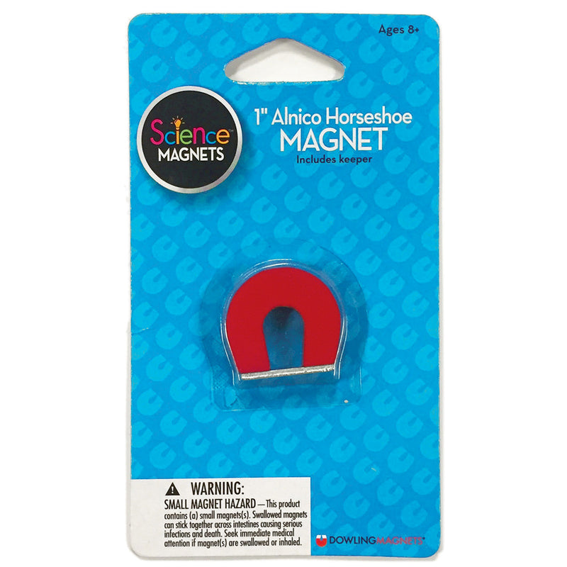 Science Magnet 1in Alnico Horseshoe Magnet