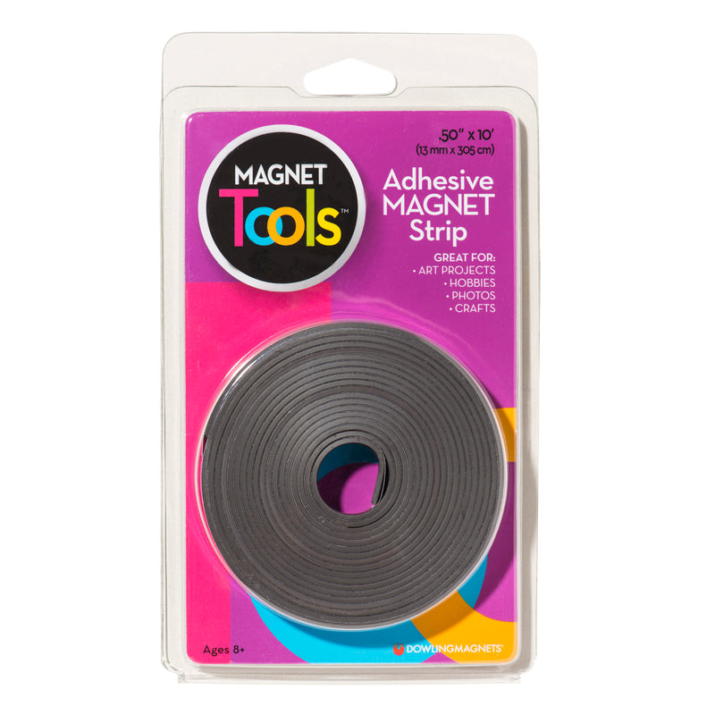 Adhesive Magnet Strip 1-2in X 10ft