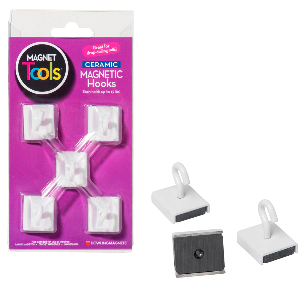 (3 St) Ceramic Ceiling Hooks 5 Per Pk