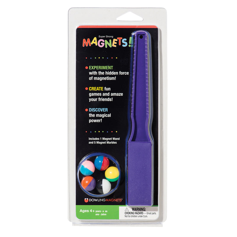 (3 Ea) Magnet Wand And 5 Magnet Marbles
