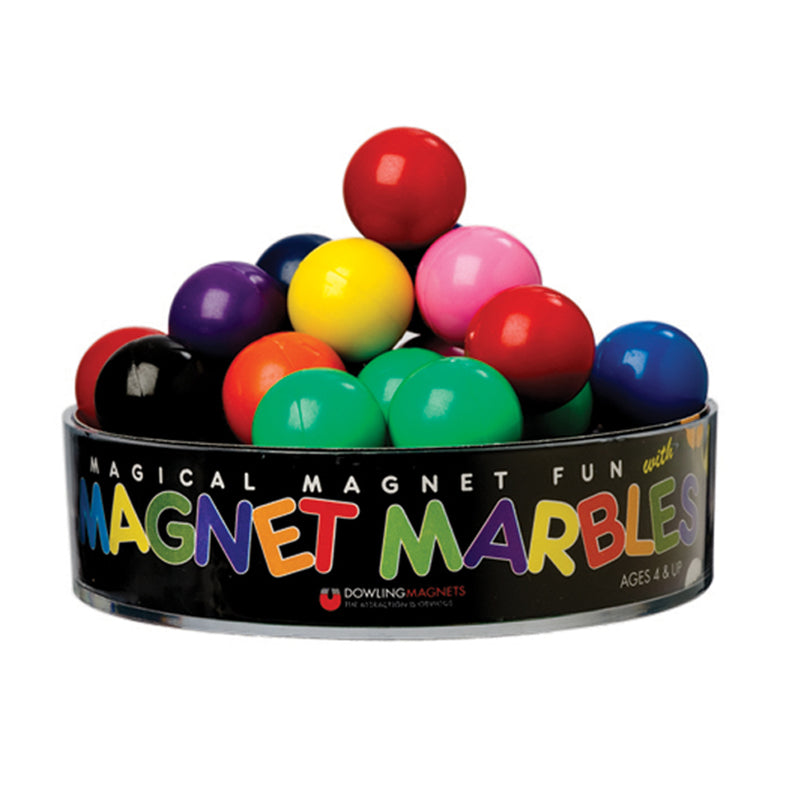 (3 Ea) Magnet Marbles 20 Solid Colored